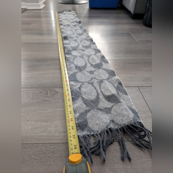 COACH WOOL BLEND SCARF - Picture 8 of 11